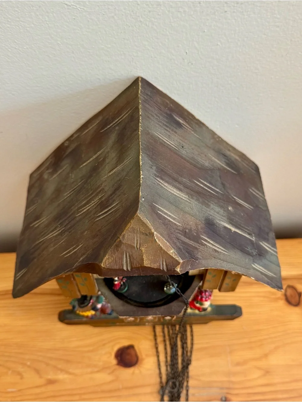 Antique Vintage Black Forest Germany Cuckoo Clock E Schmeckenbecher Needs Repair